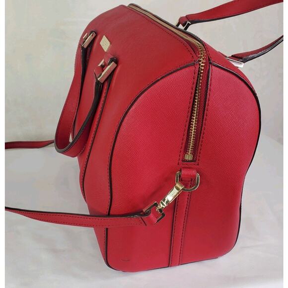 Kate Spade Newbury Lane Loden Satchel Shoulder Bag Red WKRU2462 Crossbody NEW - Picture 8 of 14